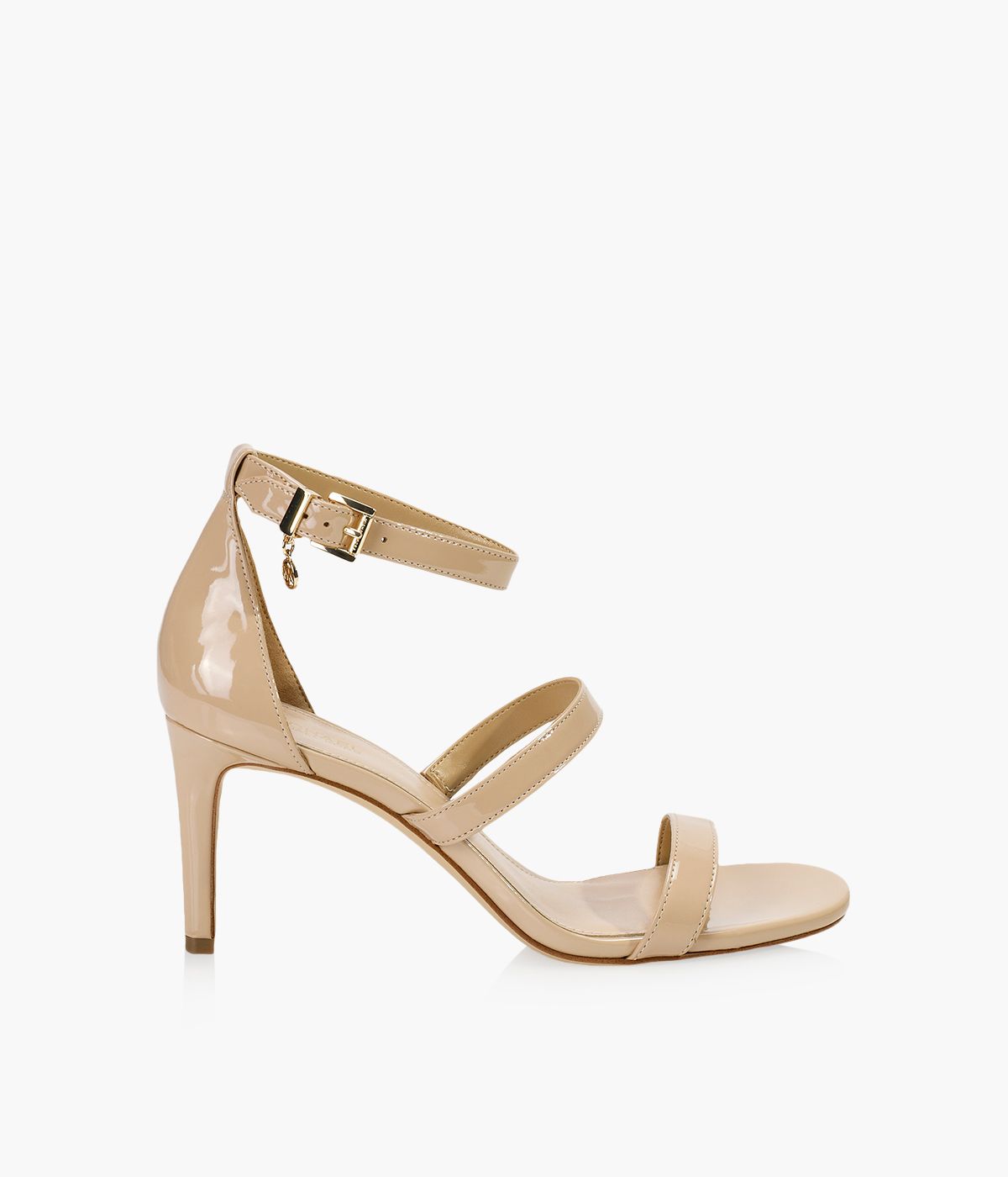 MICHAEL MICHAEL KORS KODA SANDAL Patent Leather Browns Shoes