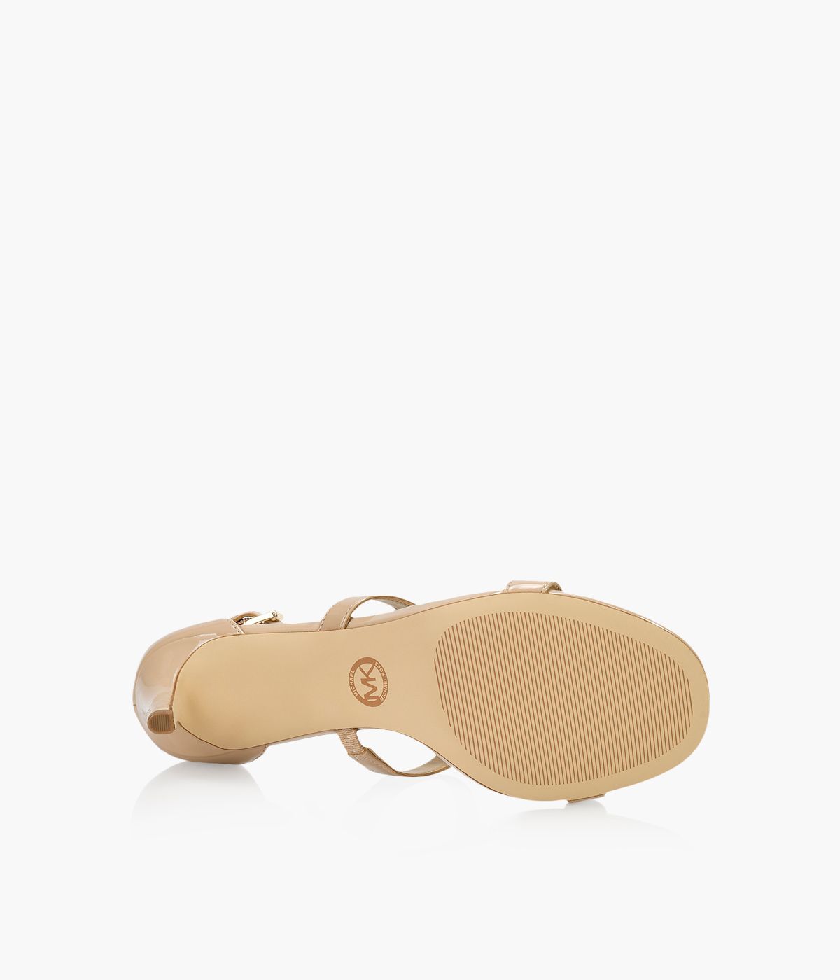 MICHAEL MICHAEL KORS KODA SANDAL Patent Leather Browns Shoes