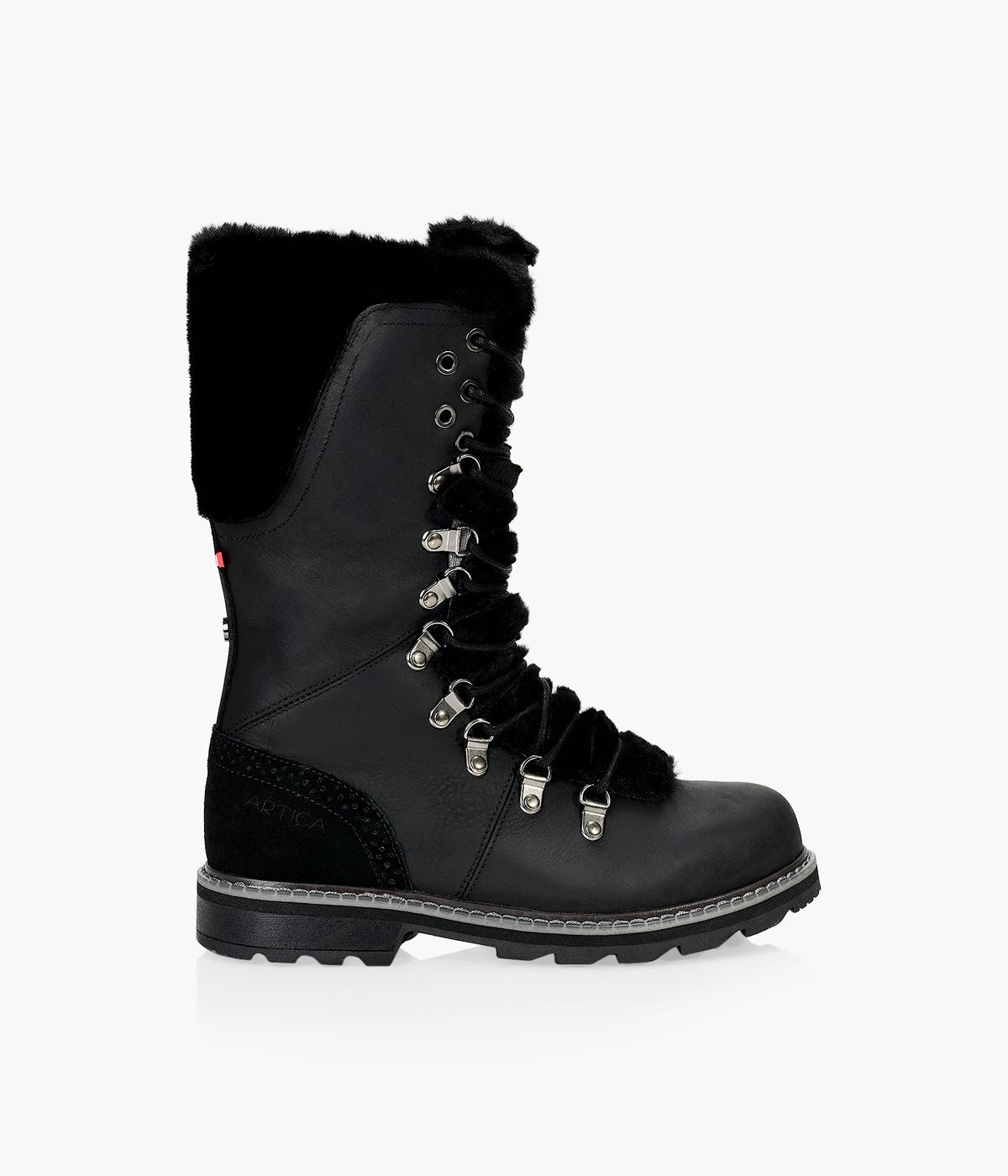 ARTICA LANGFORD Black Leather Browns Shoes
