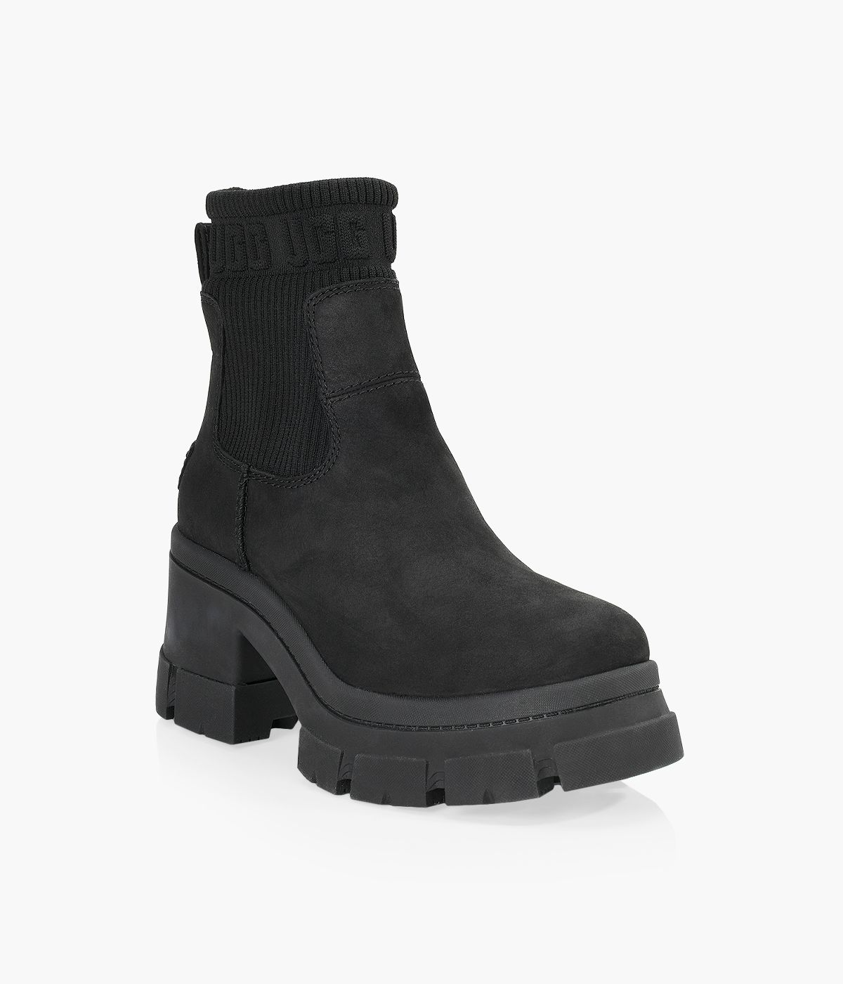 UGG BROOKLYN CHELSEA - Black Leather | Browns Shoes