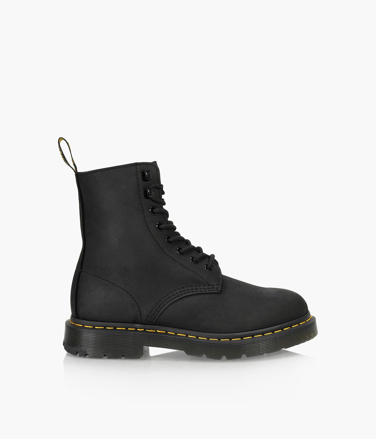 DR. MARTENS 1460 PASCAL WINTERGRIP Black Leather Browns Shoes