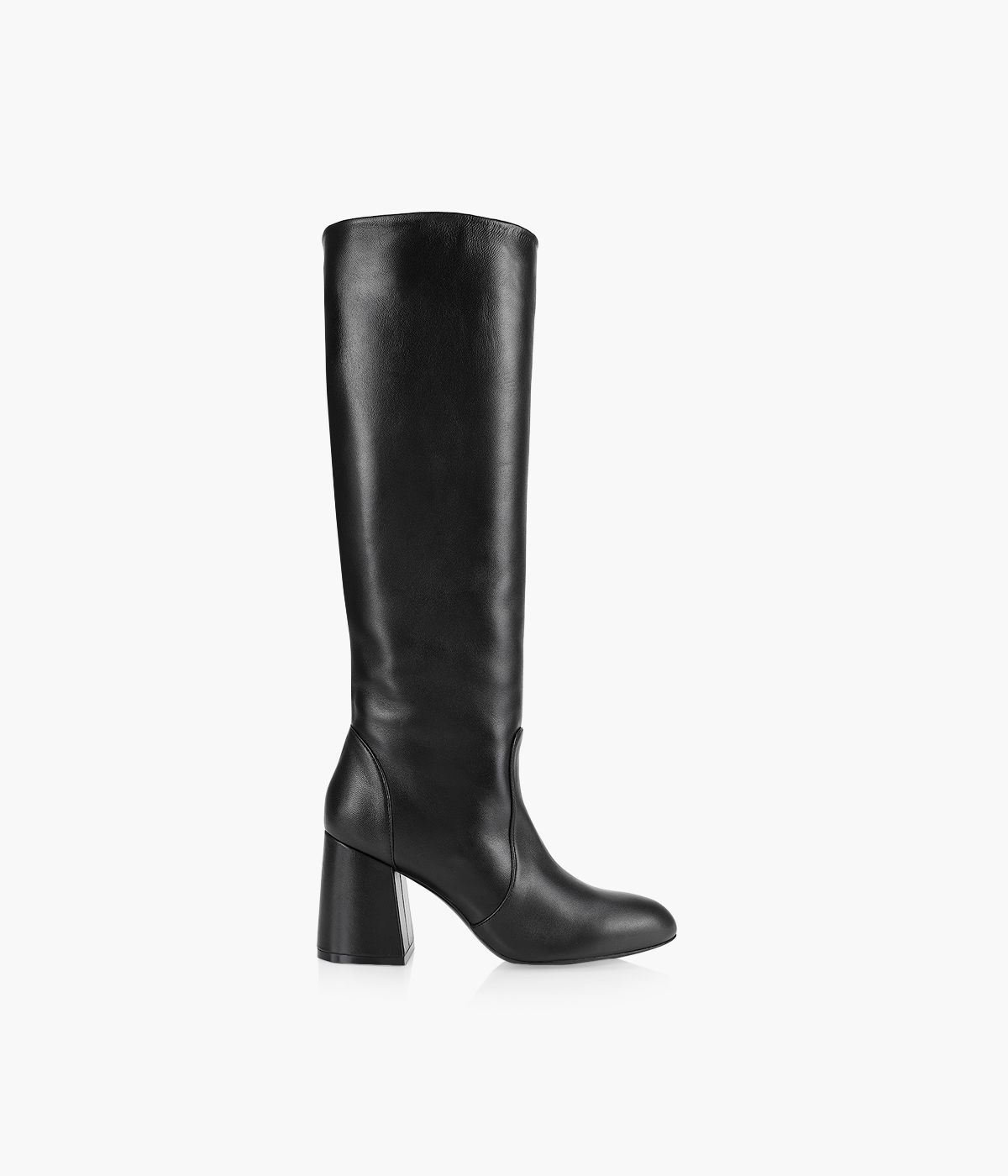 Black leather slouch boots new arrivals