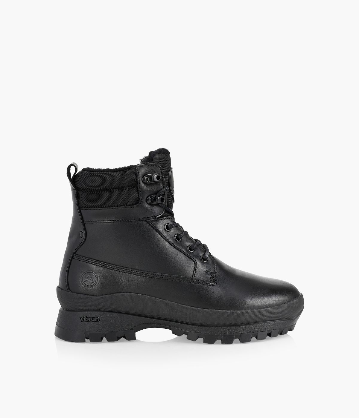 ARTICA COAL BOREALIS Black Rubber Browns Shoes