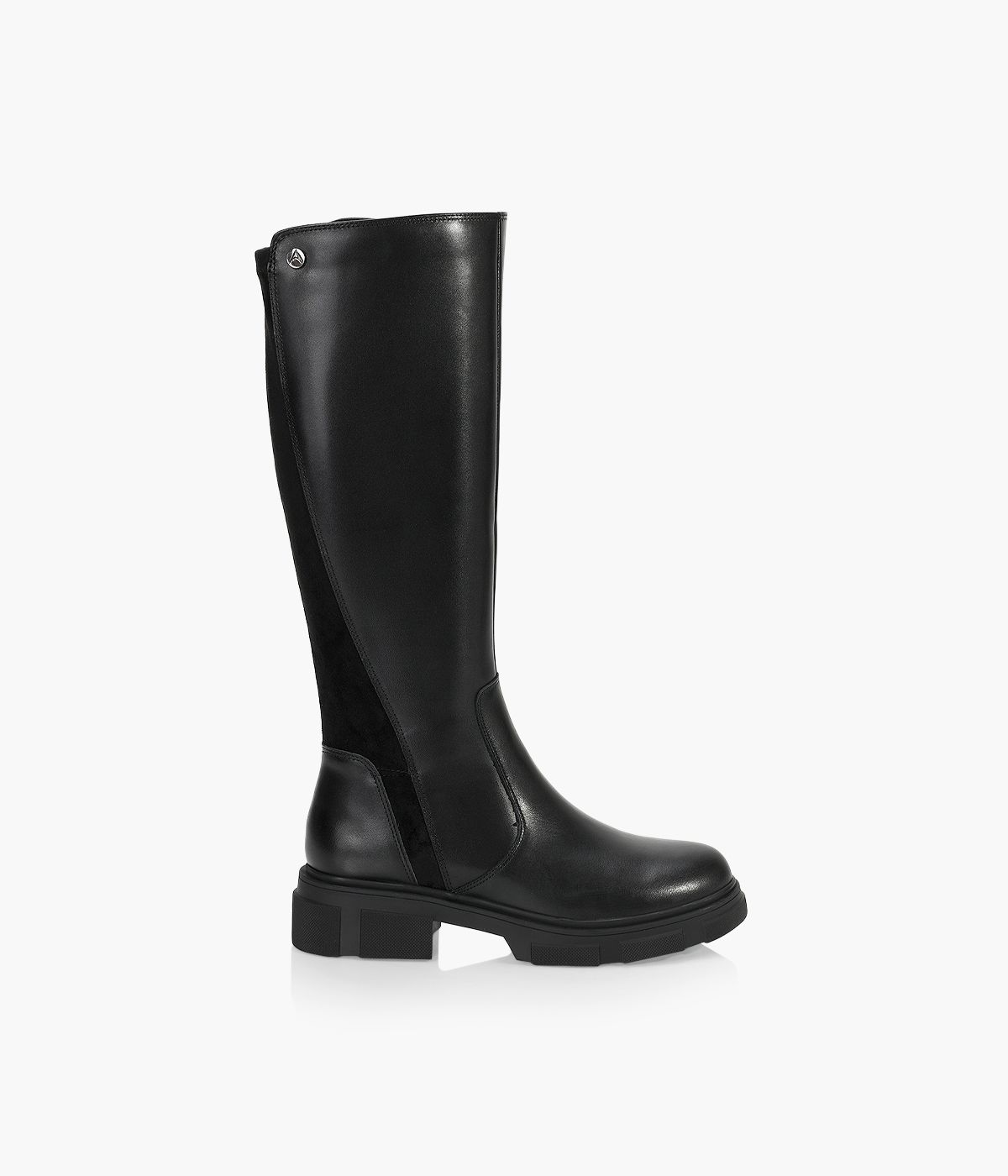 ARTICA TAOS Black Leather Browns Shoes