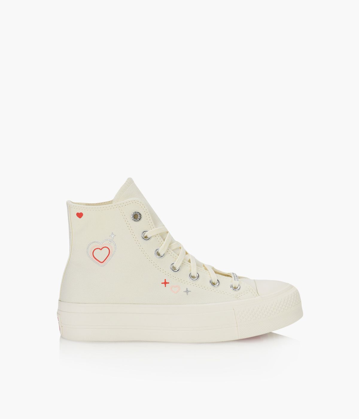 CONVERSE CHUCK TAYLOR ALL STAR LIFT BEMY2K Beige Fabric Browns Shoes