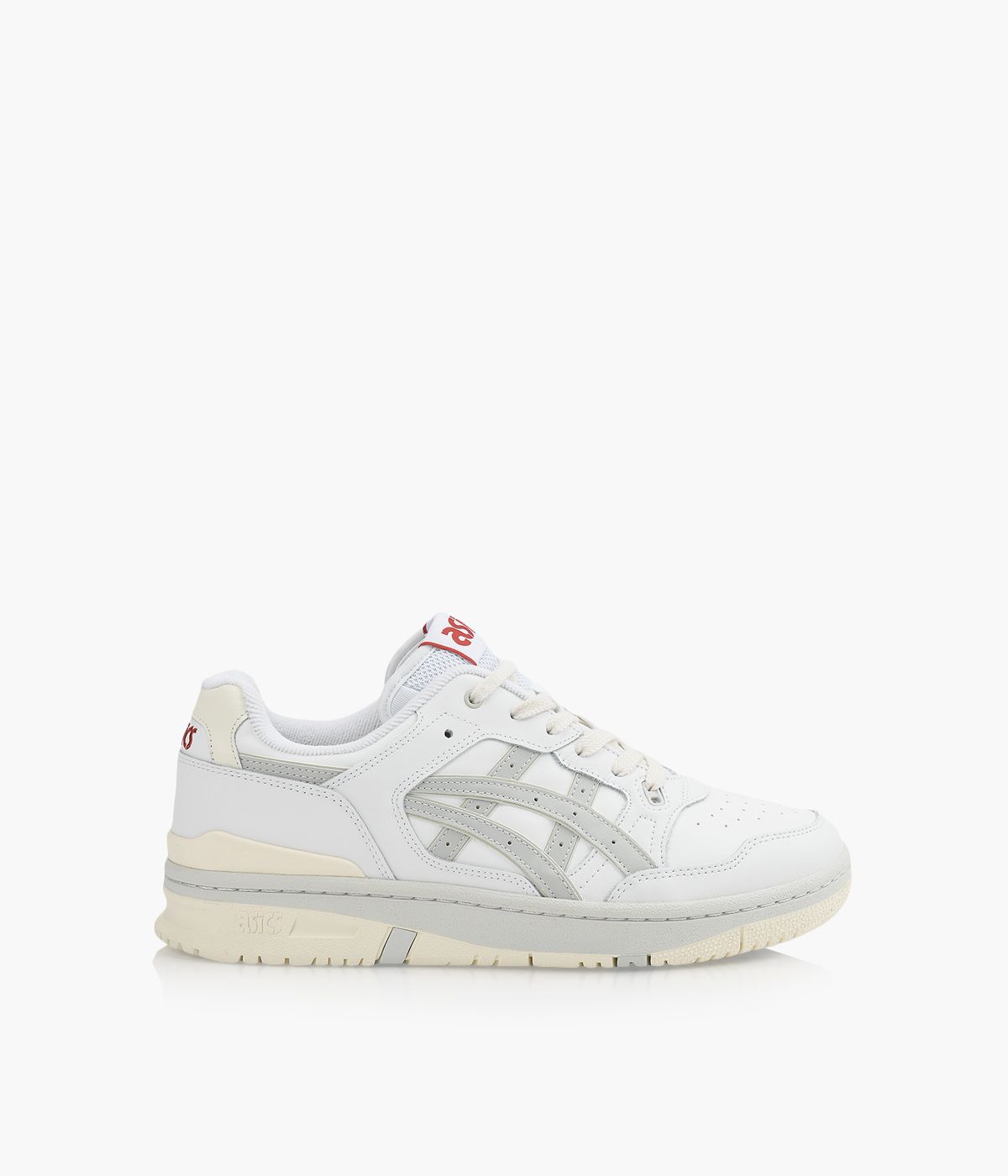 ASICS EX 89 White Leather Browns Shoes