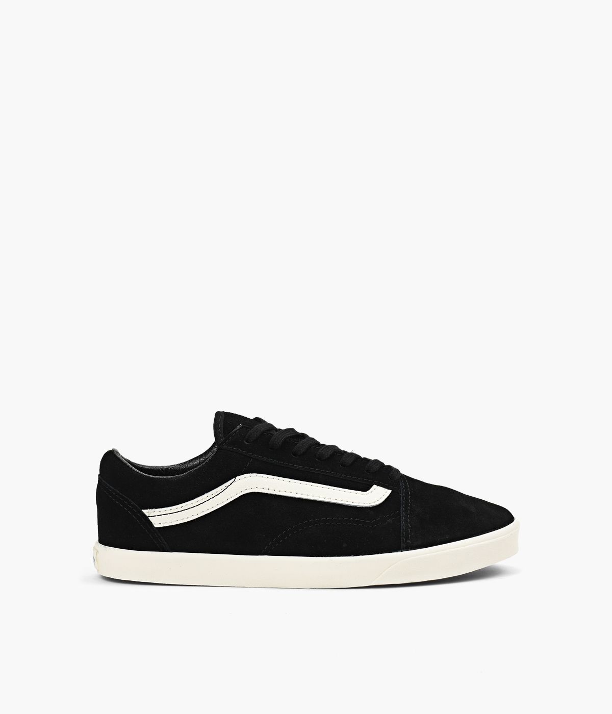 VANS OLD SKOOL LOWPRO Black Suede Size 5 Browns Women