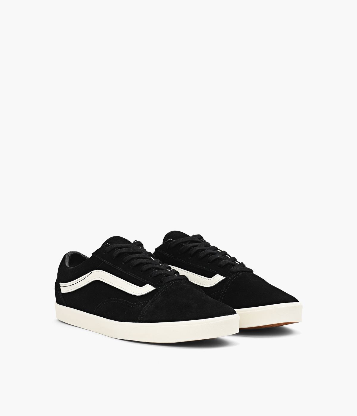 VANS OLD SKOOL LOWPRO Black Suede Size 5 Browns Women
