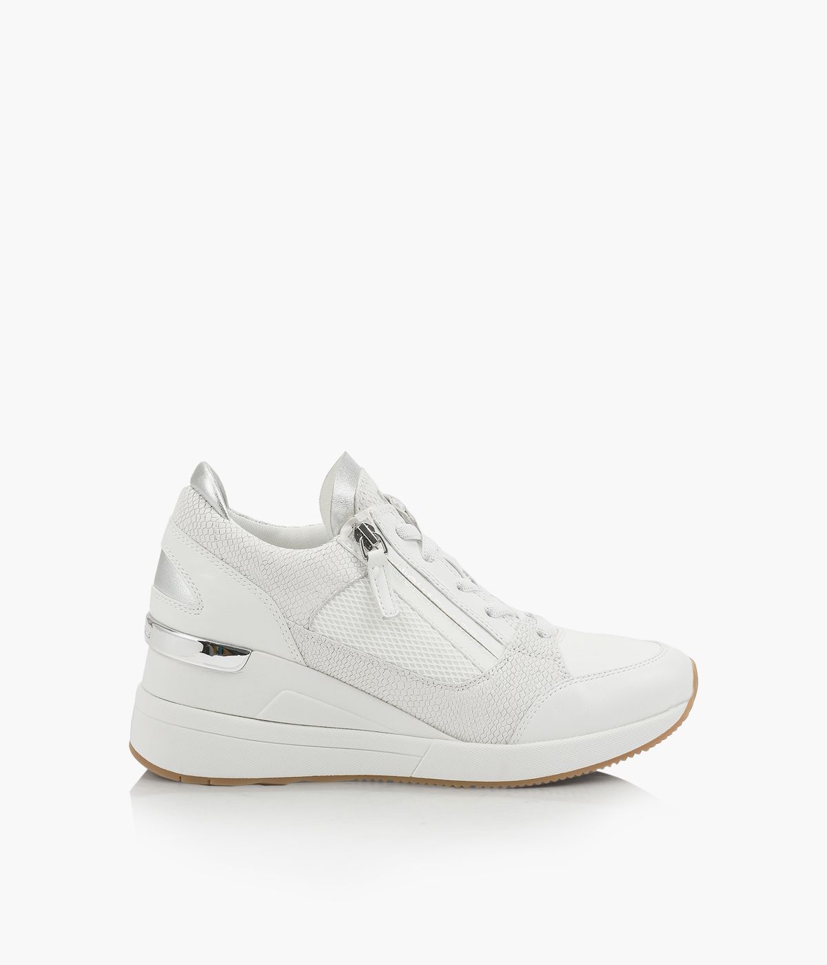 MICHAEL MICHAEL KORS DARBY WEDGE TRAINER White Browns Shoes