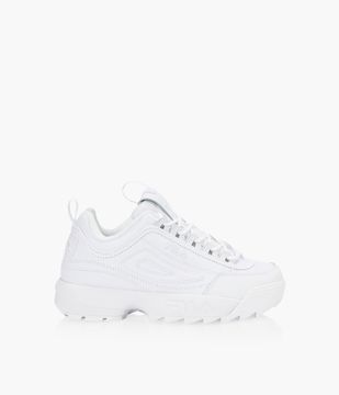 Women s Fila Disruptor II Premium Triple White 9