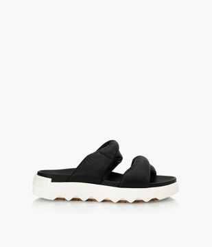Black sorel sandals online