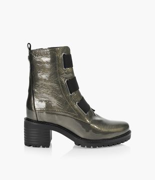 ARTICA GRANBY BOOTIE Patent Leather Browns Shoes