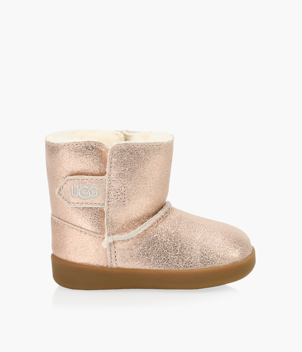 Retail Ugg Keelan Gold Glitter Infant Velcro Boot- Size 4/5