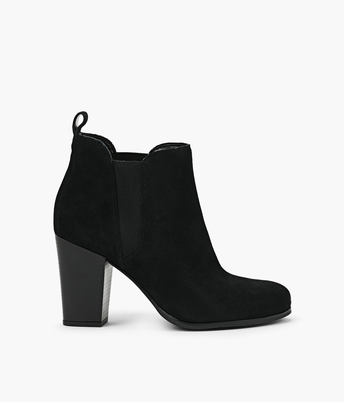 Michael kors black reassemble suede ankle boots