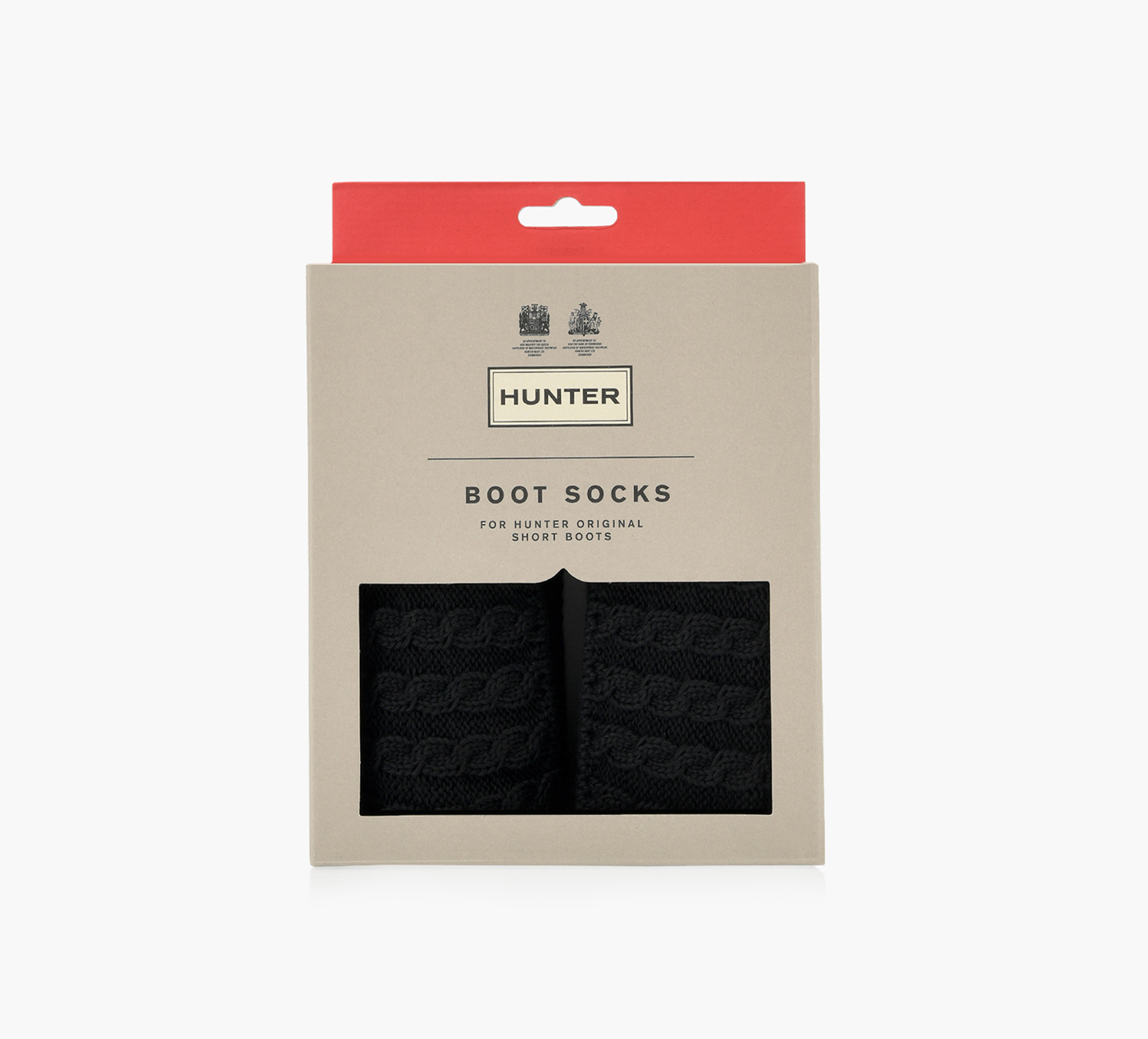 RECYCLED MINI CABLE BOOT SOCK SHORT