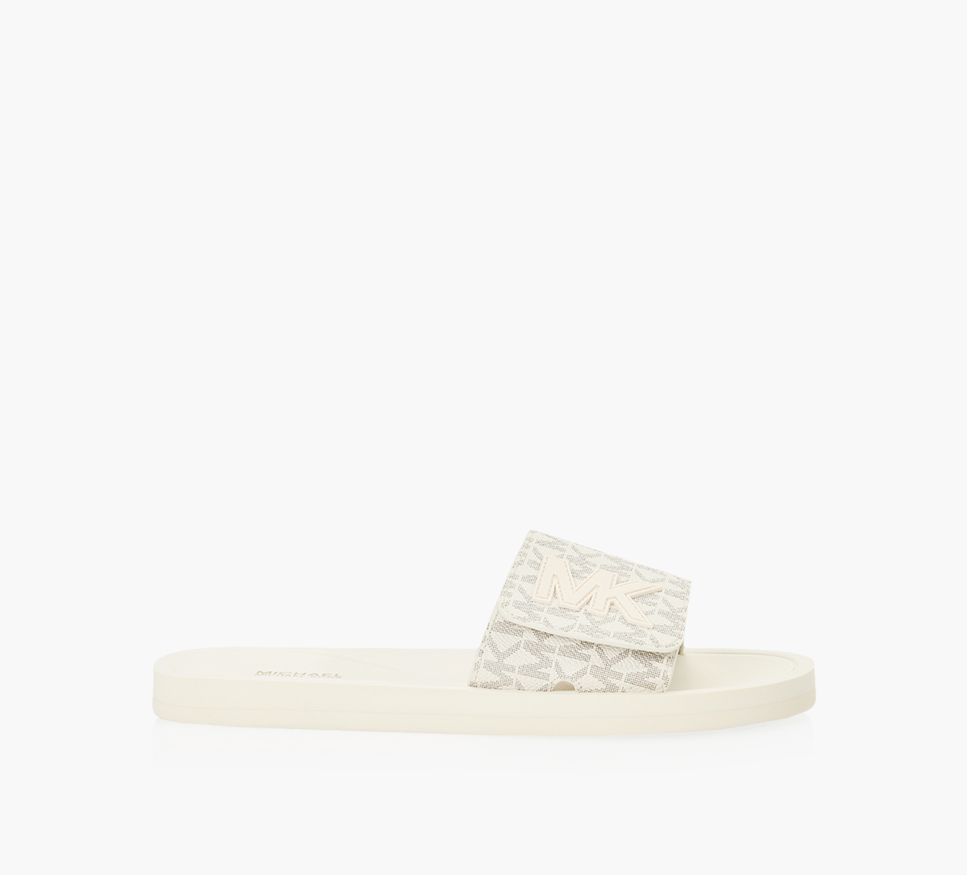 Michael kors white slides on sale