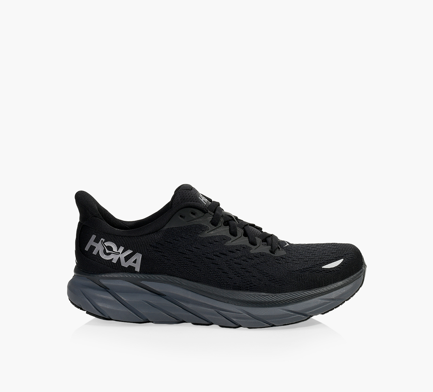 Hoka clifton black best sale