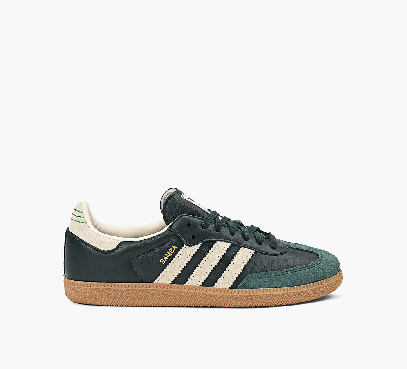 Green adidas samba trainers online