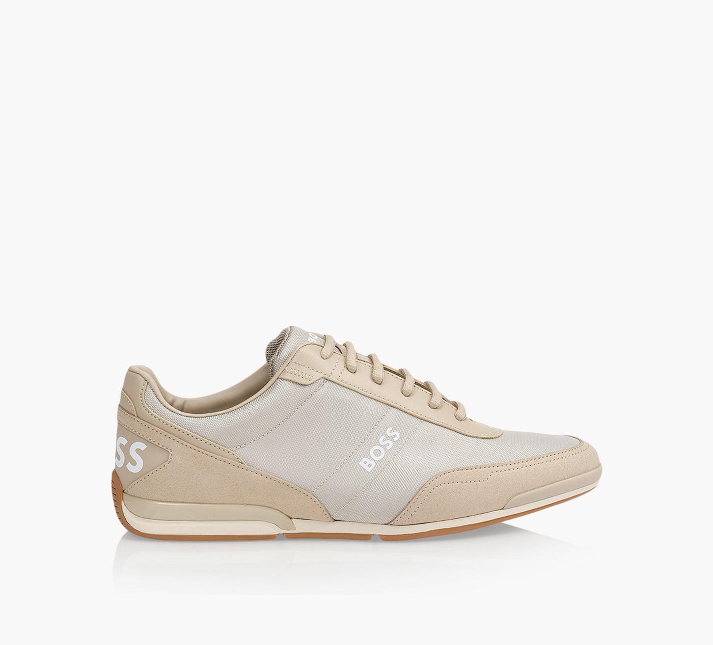 Hugo boss saturn trainers brown hotsell