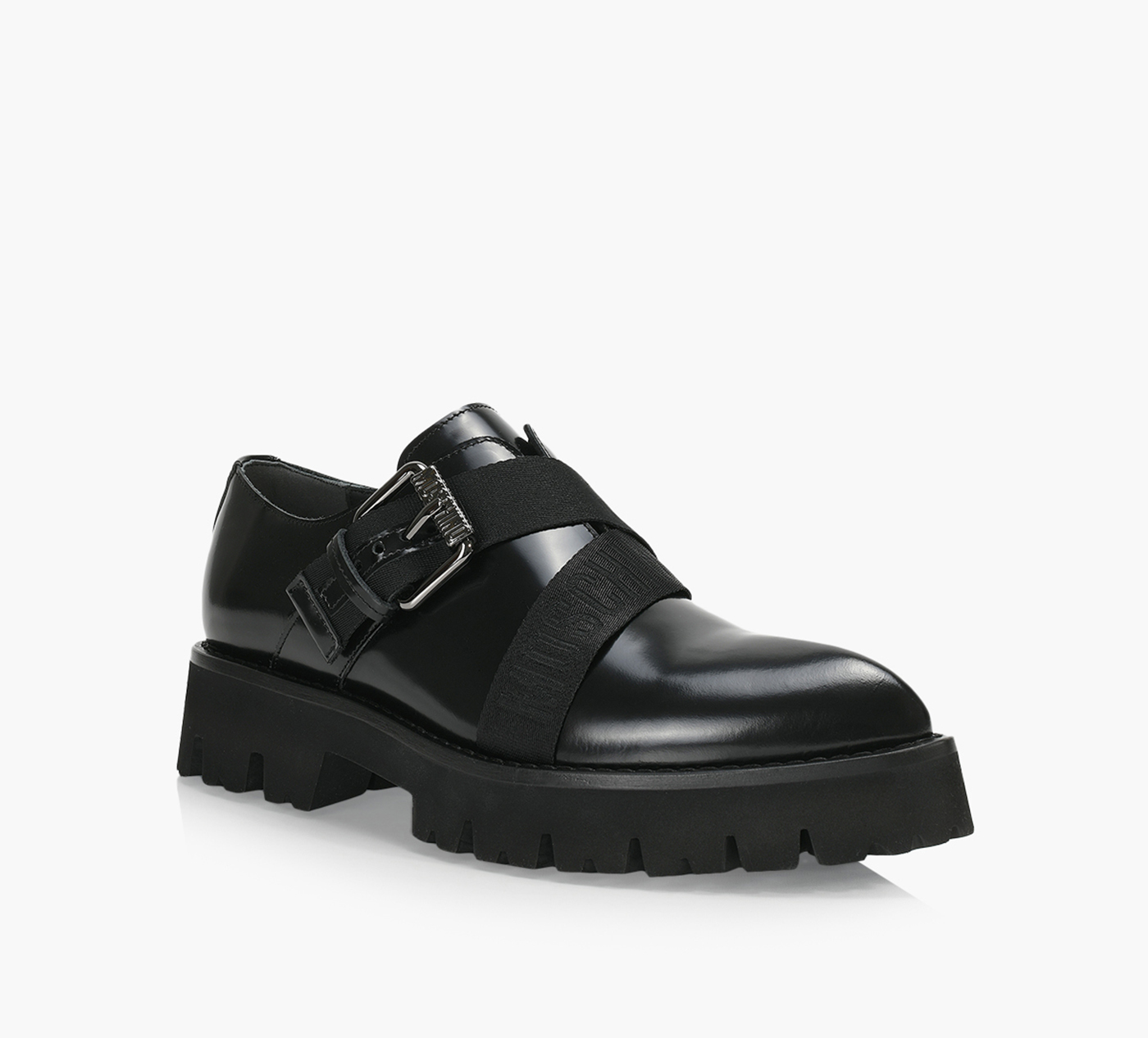 LEATHER LOAFER WITH BUCKLE