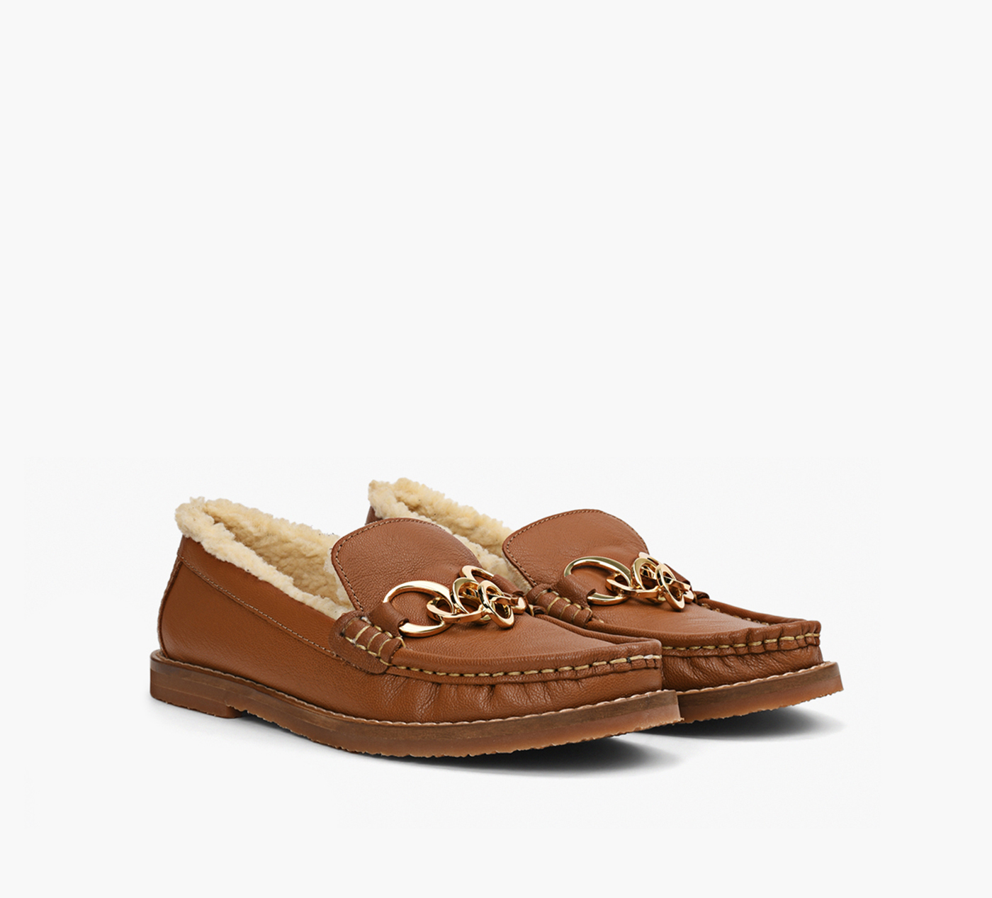 JANE GRAINY LEATHER LOAFER