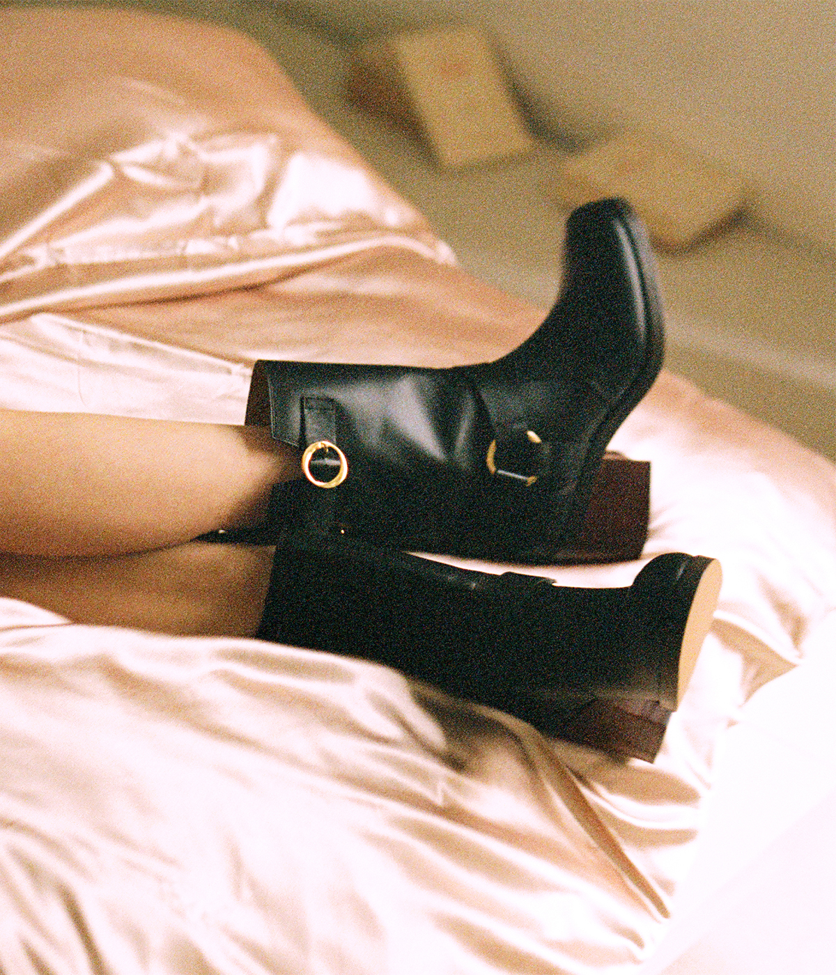HAILEY LEATHER BIKER BOOT