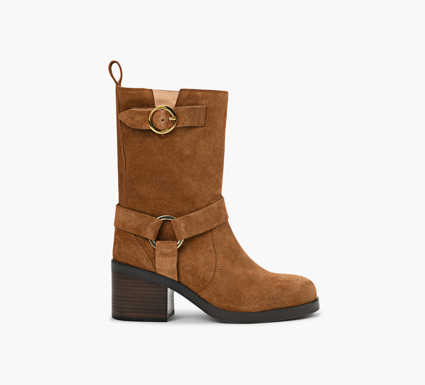HAILEY LEATHER BIKER BOOT