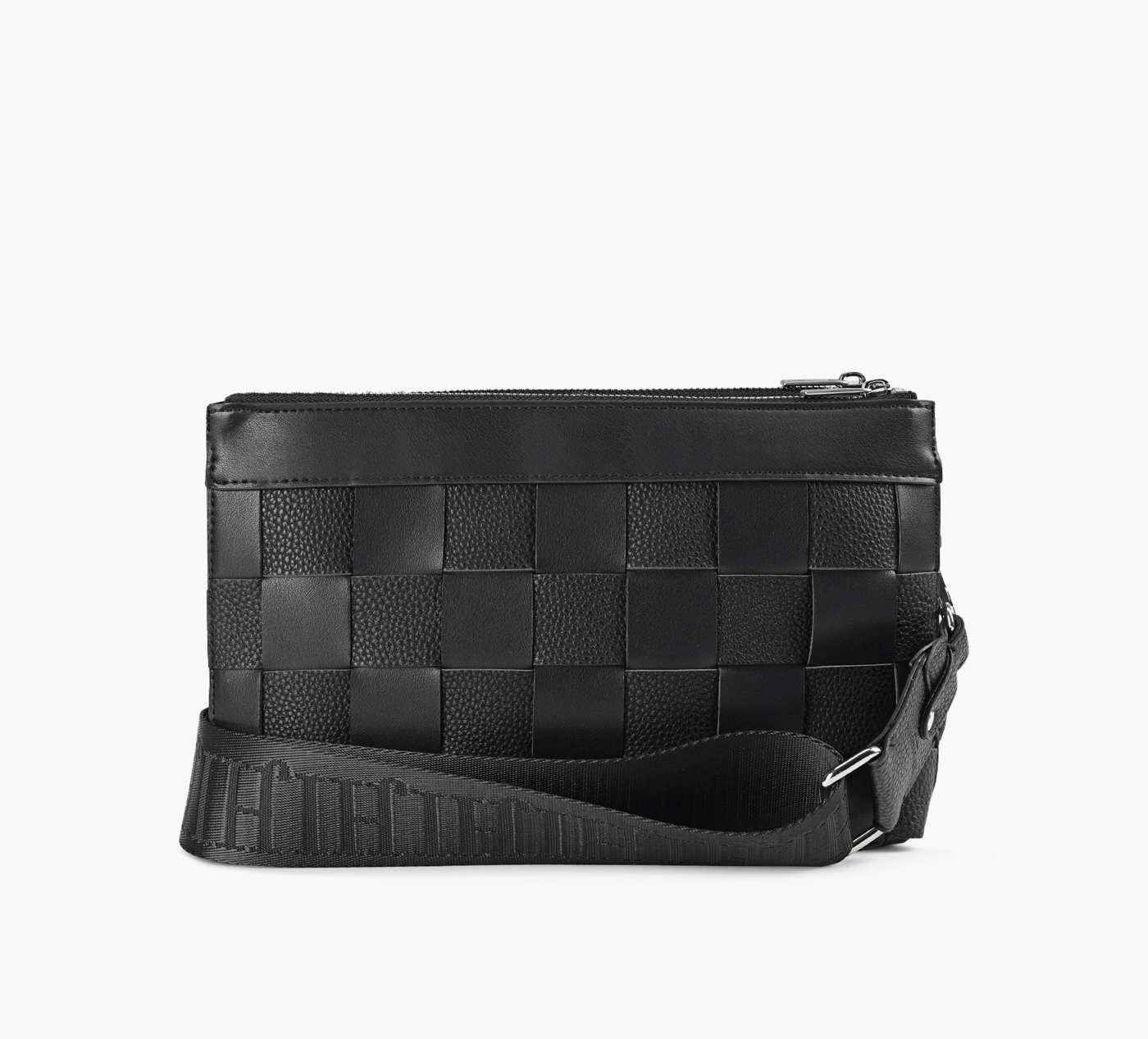 SQUARE BRAID SHOULDER BAG