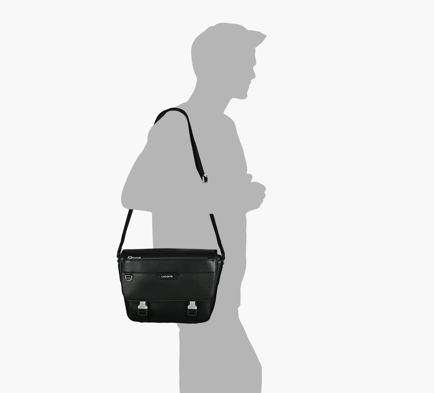 OSSIAN LEATHER REPORTER BAG