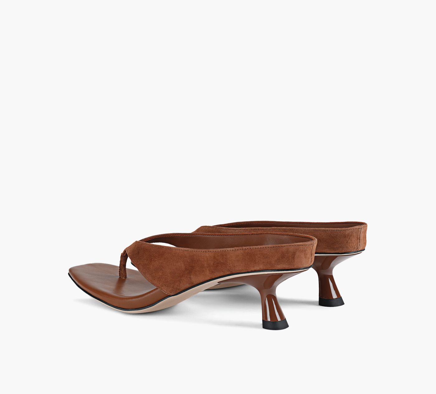 OXFORD THONG HEEL