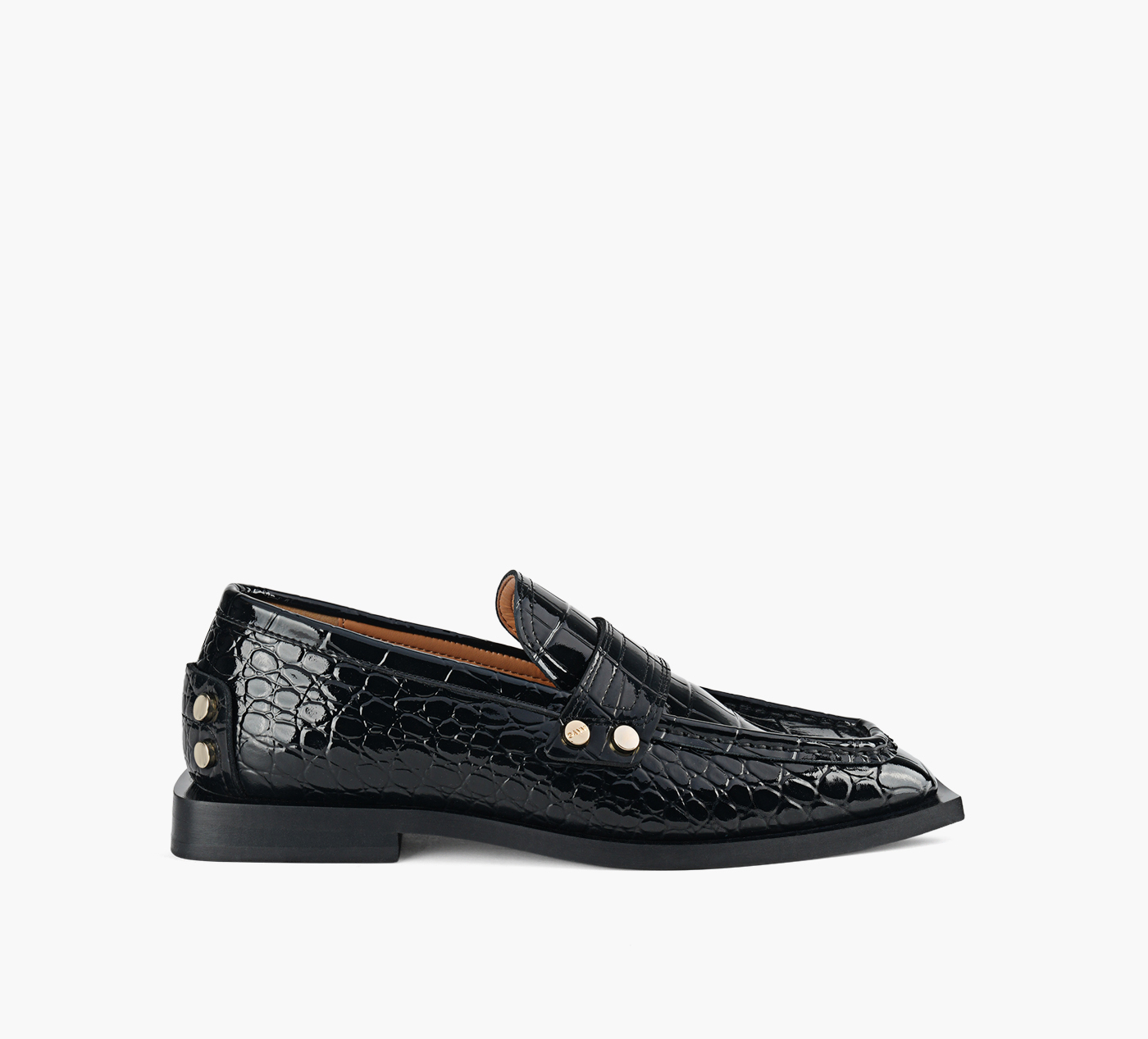 STUDS SQUARE TOE LOAFER