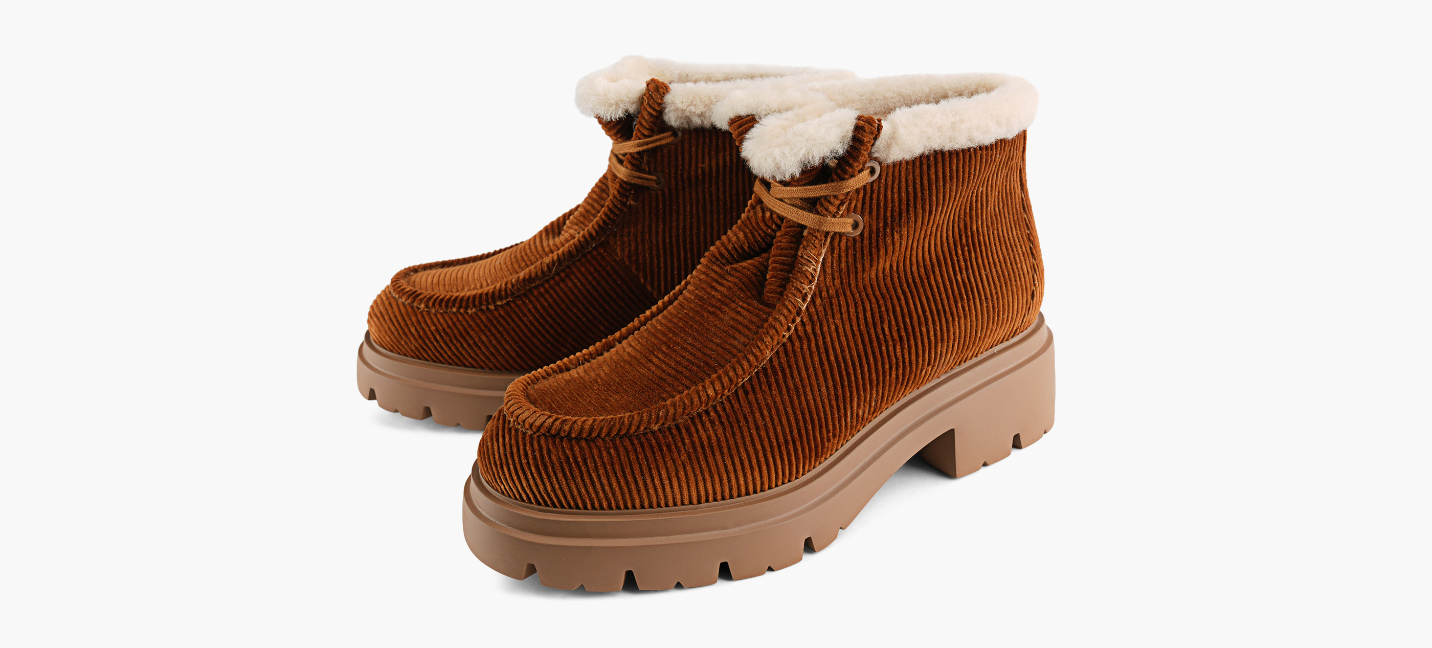 HUDSON SHEARLING CHUKKA