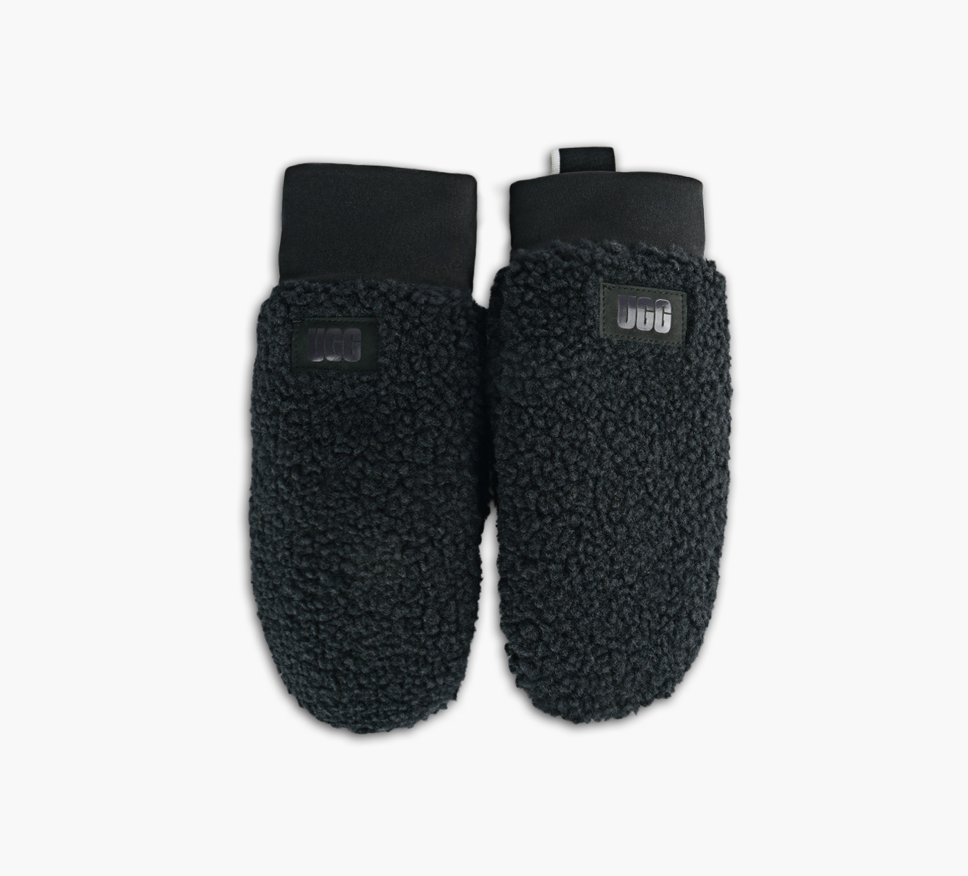 FLUFF MITTEN WITH LOGO