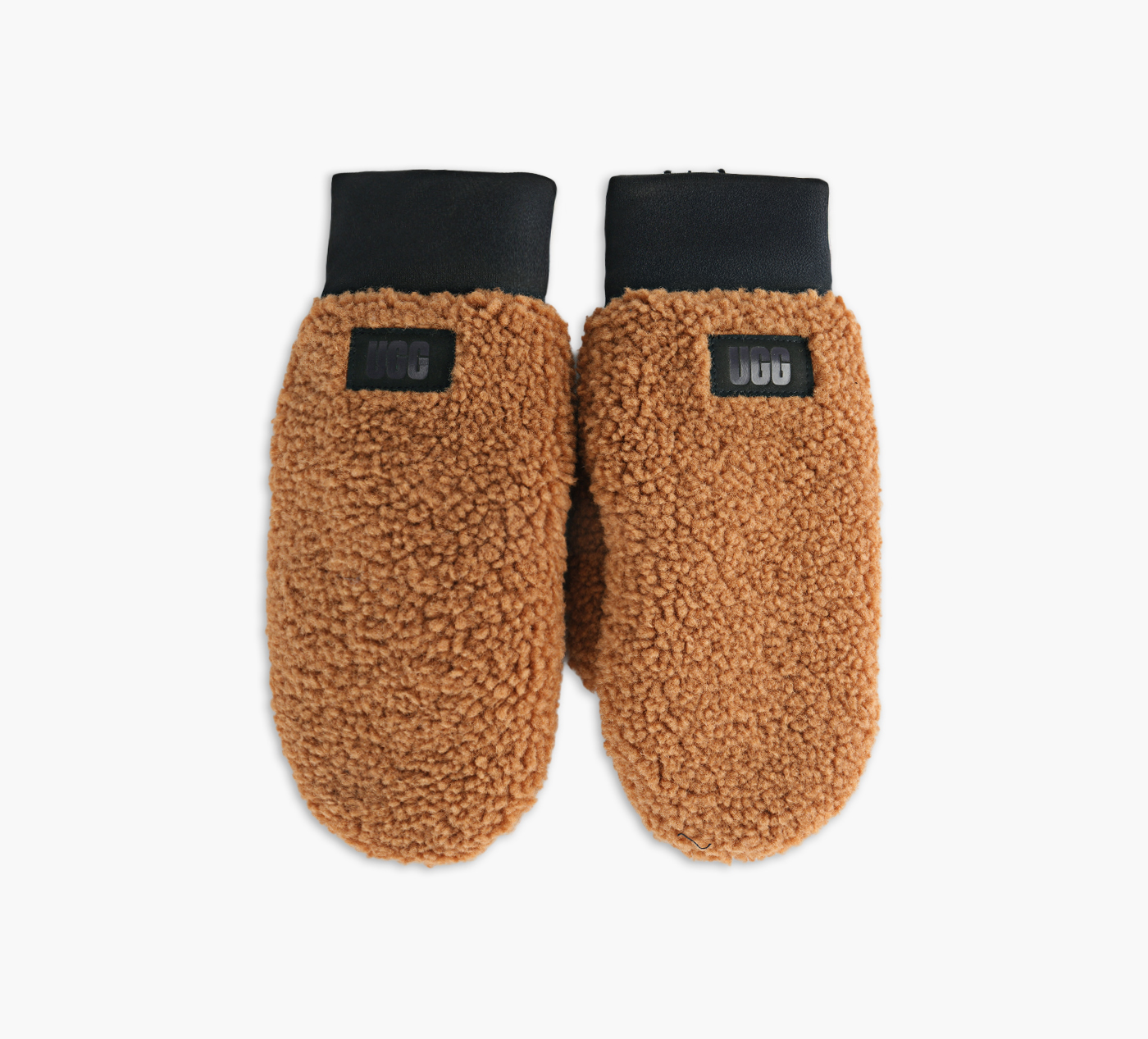 FLUFF MITTEN WITH LOGO