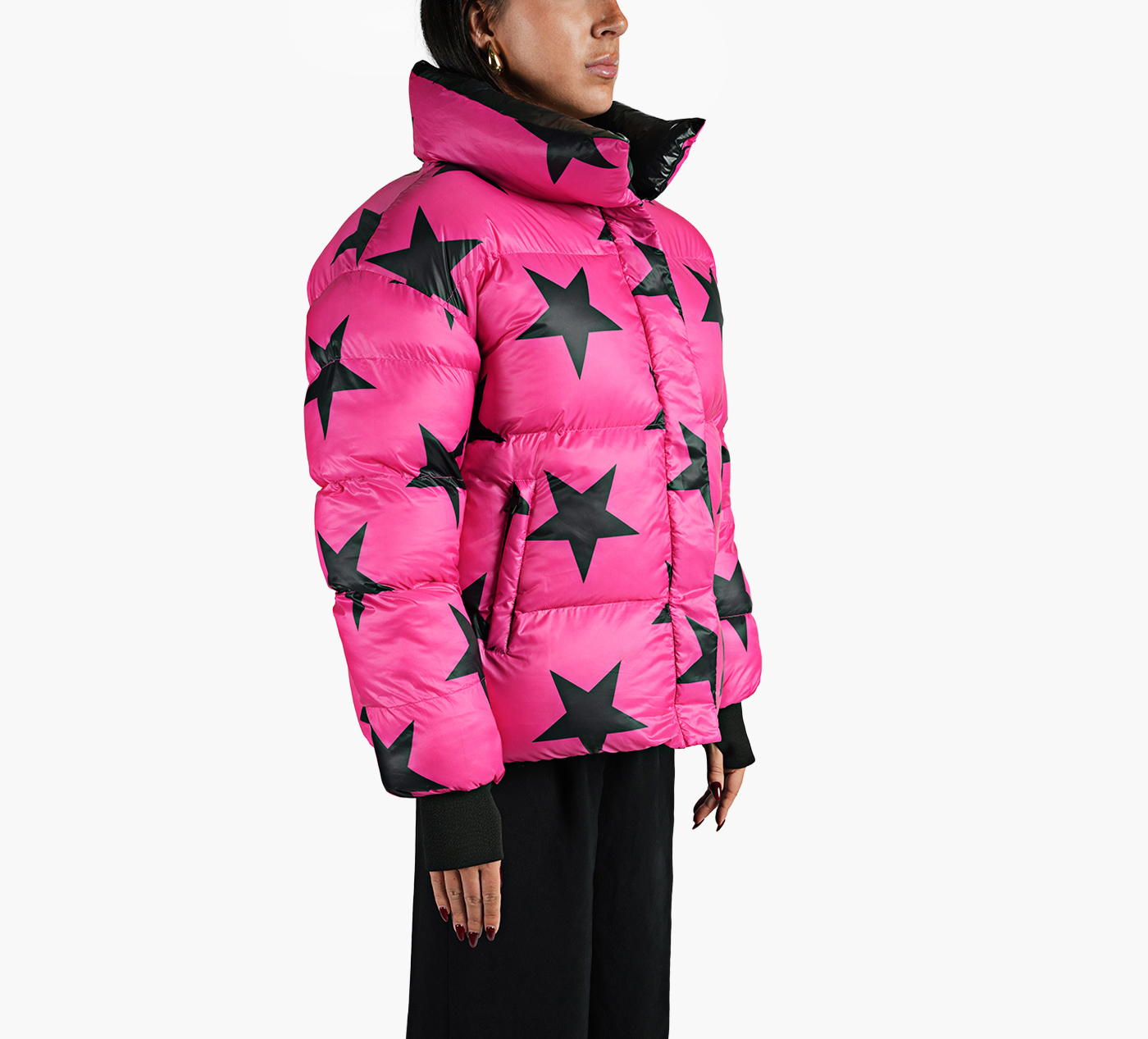 REVERSIBLE CROPPED BOMBER