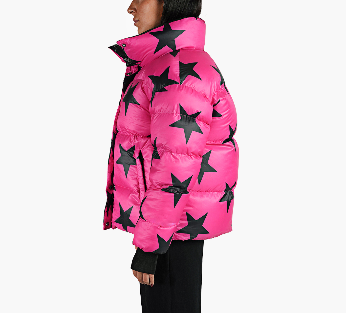 REVERSIBLE CROPPED BOMBER