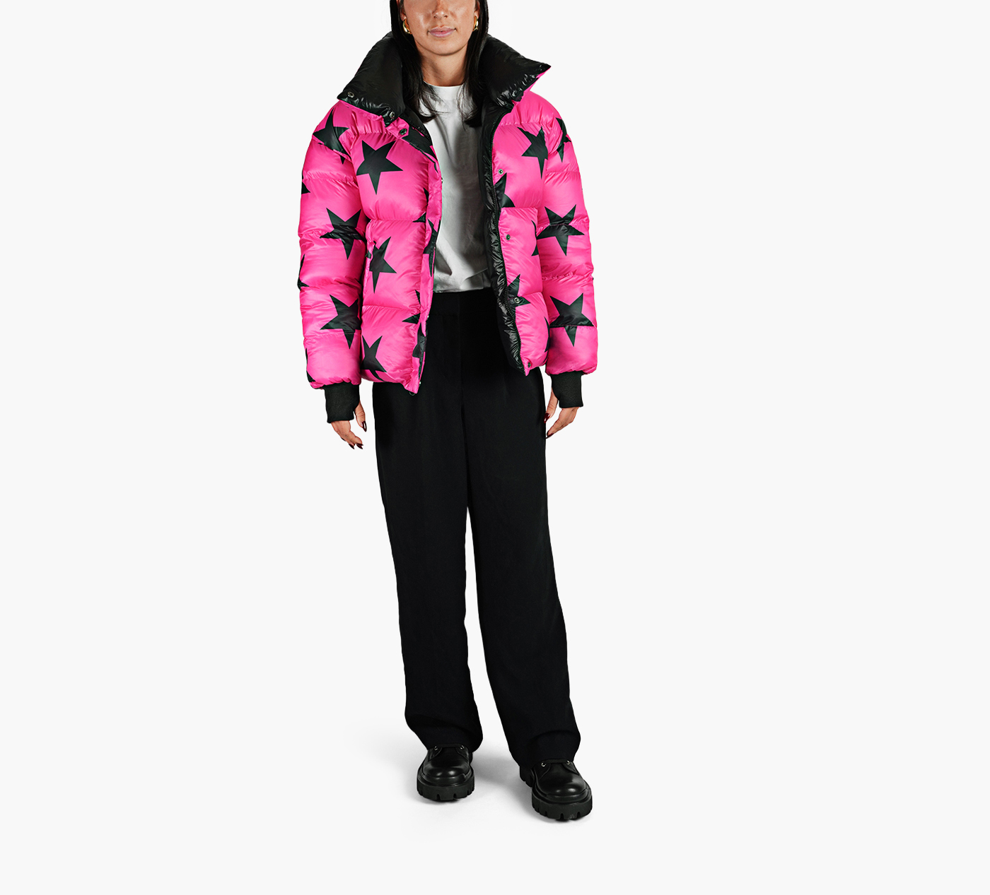 REVERSIBLE CROPPED BOMBER