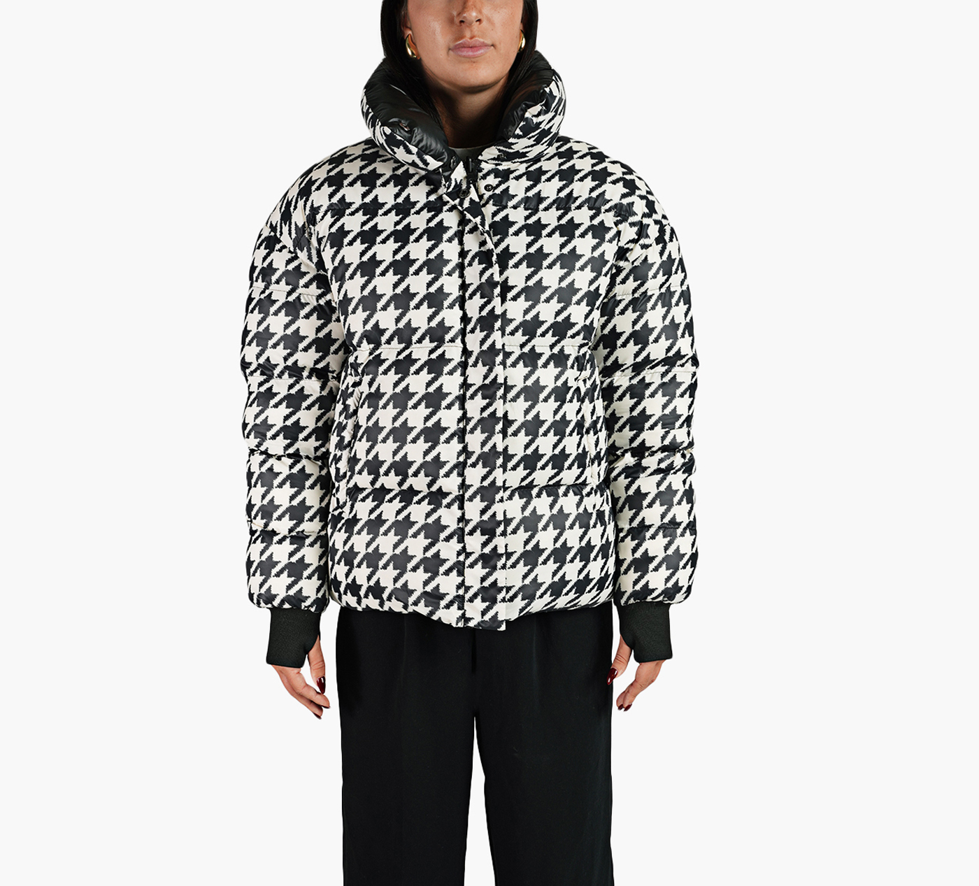 REVERSIBLE CROPPED BOMBER