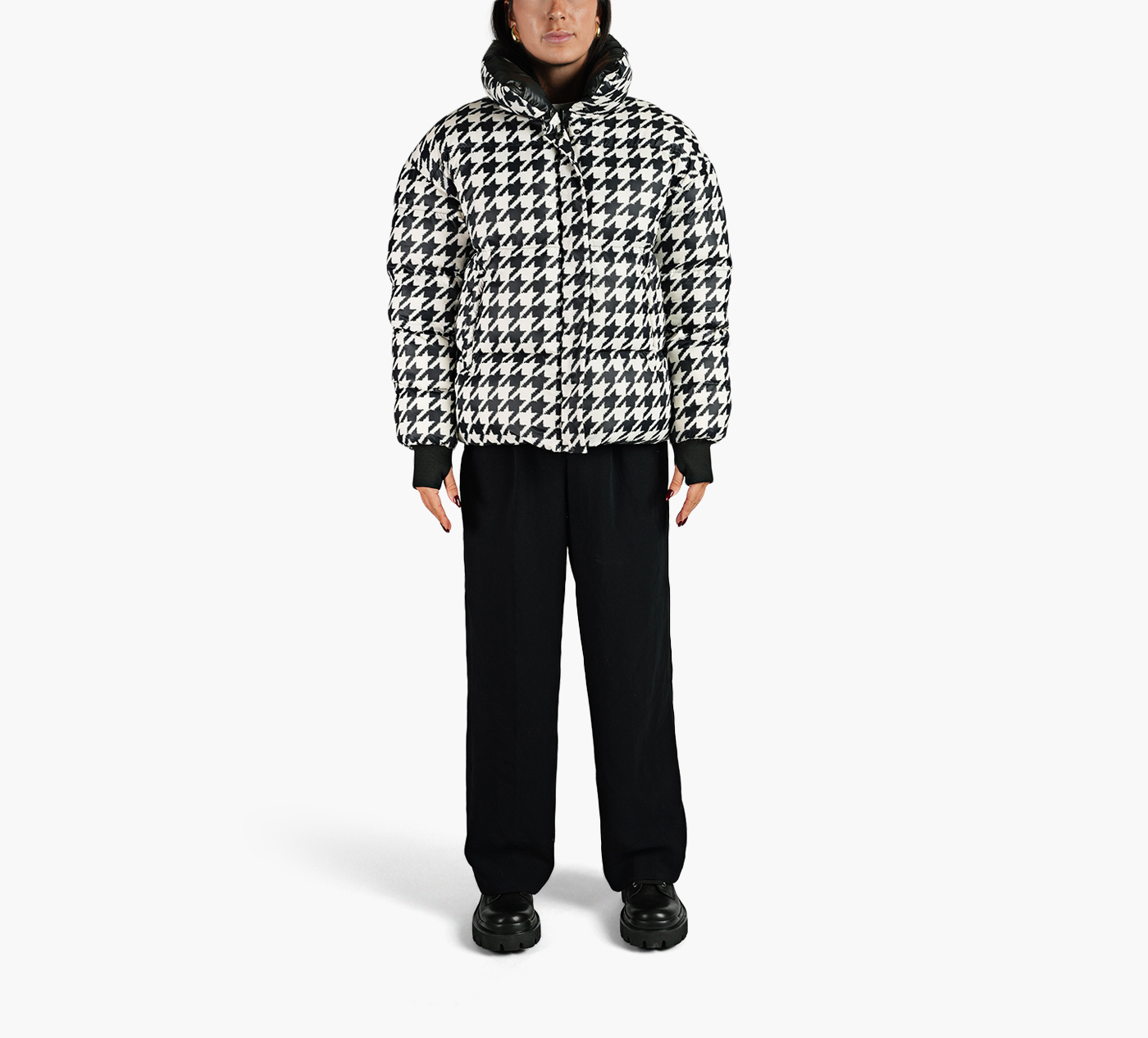 REVERSIBLE CROPPED BOMBER