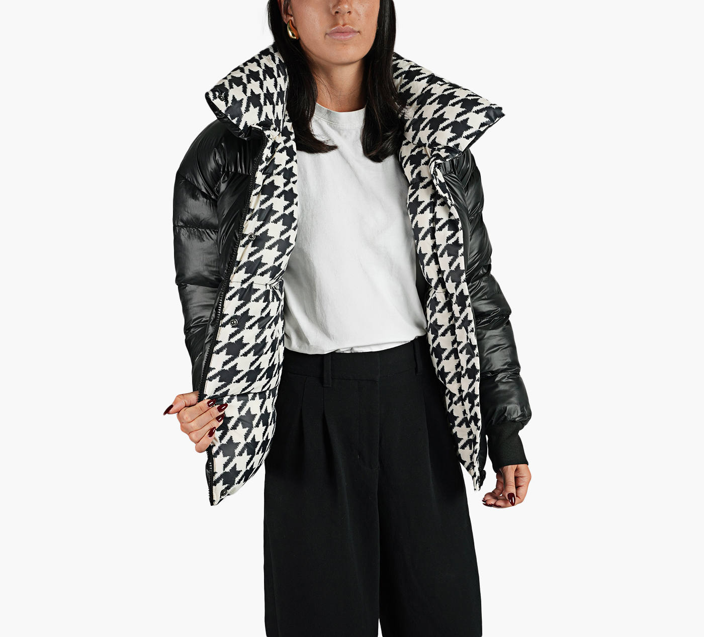 REVERSIBLE CROPPED BOMBER