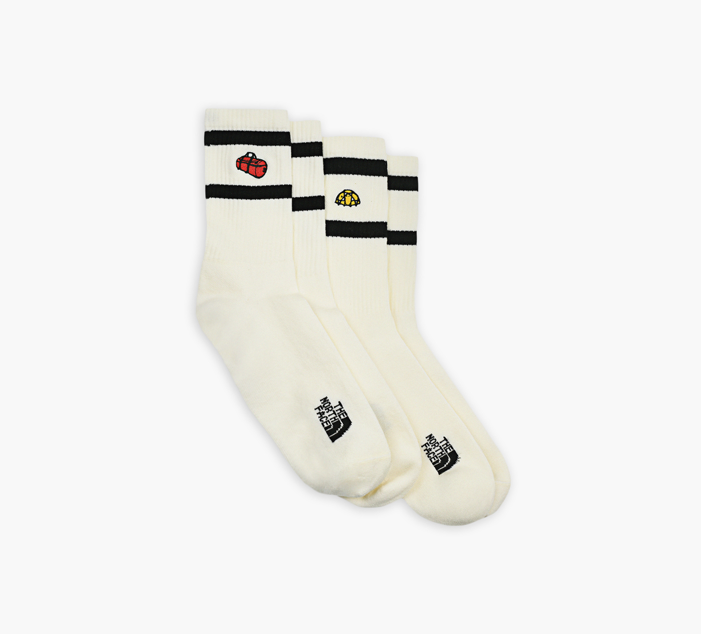 EVERYDAY CREW UNISEX TNF TM ICONS SOCK 2P