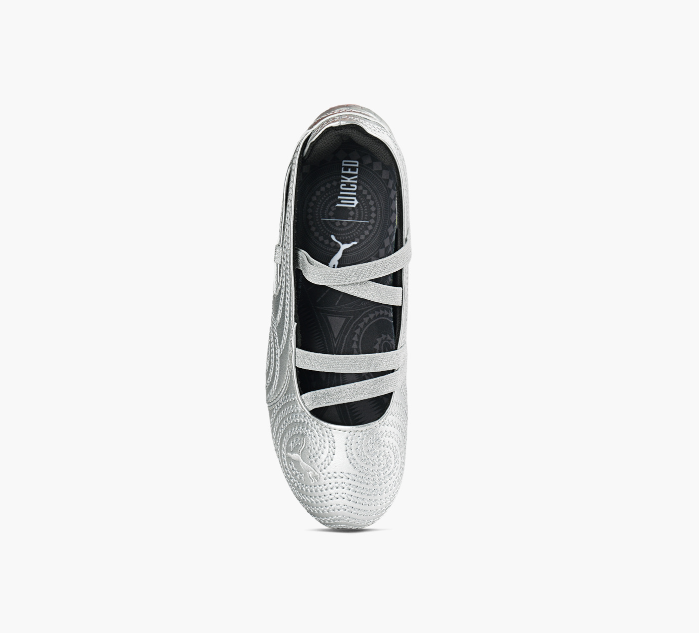 PUMA X WICKED SPEEDCAT BALLET SILVER SLIPPER