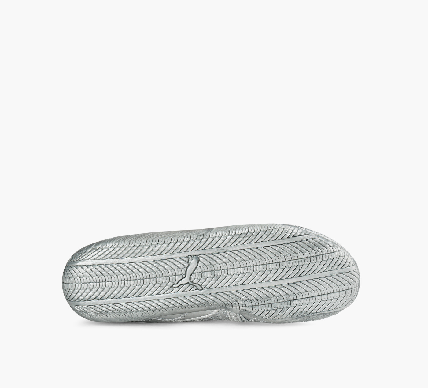 PUMA X WICKED SPEEDCAT BALLET SILVER SLIPPER