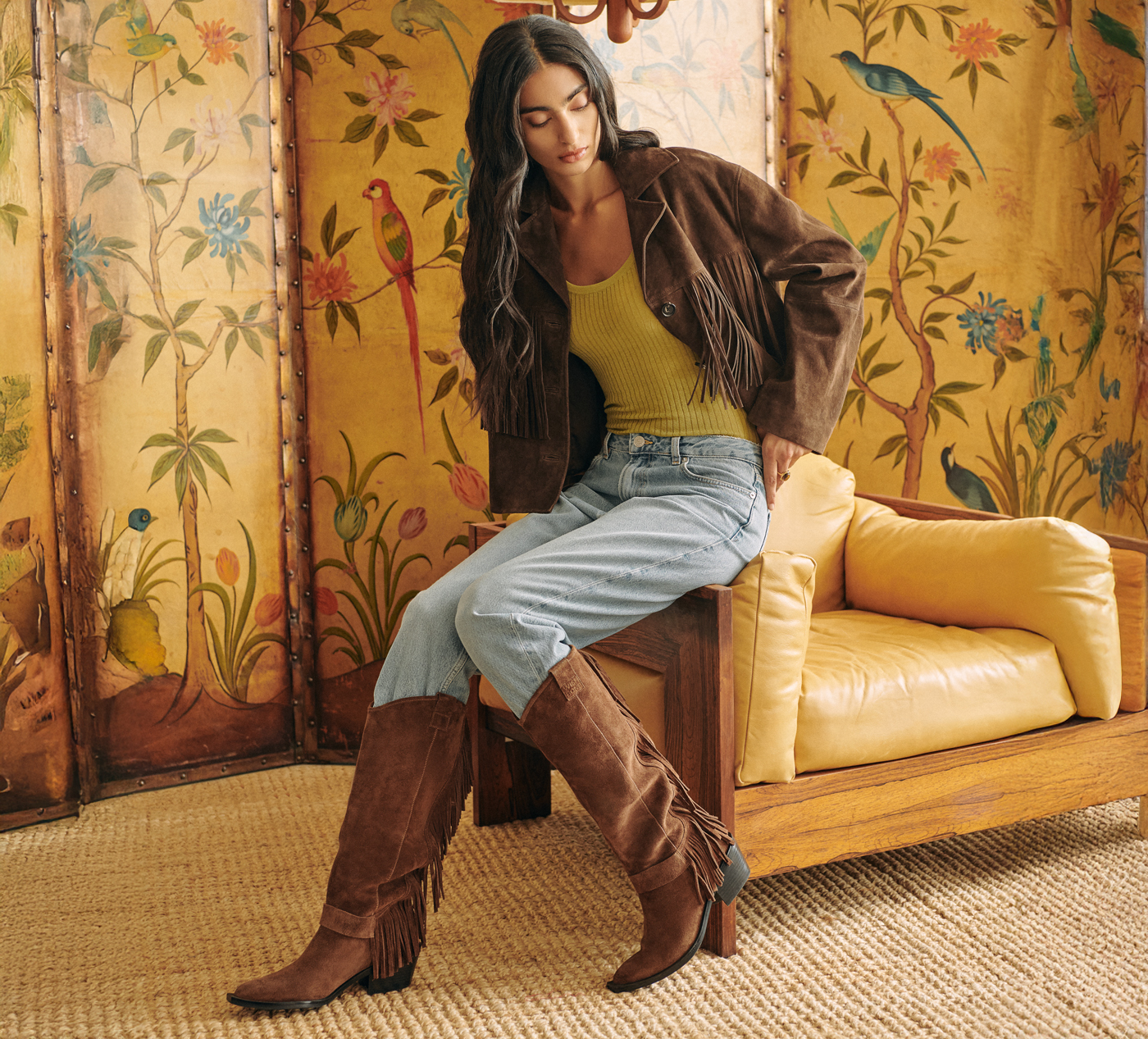 HEATHER FRINGE BOOT