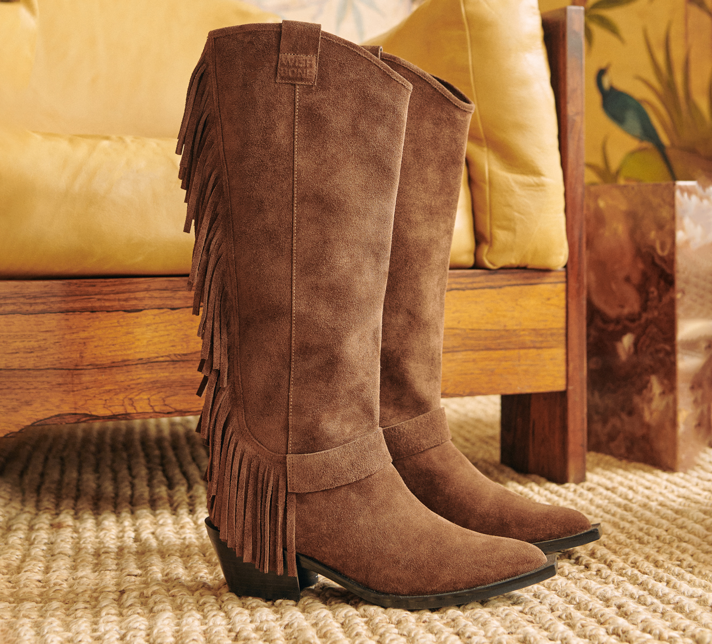 HEATHER FRINGE BOOT