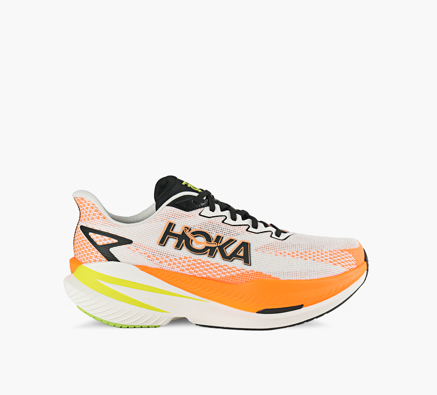 WHITE/NEON TANGERINE