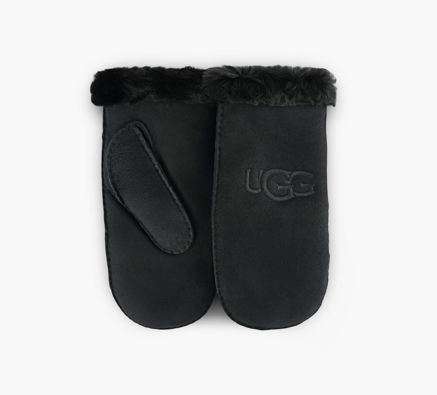 SHEEPSKIN EMBROIDER MITTEN