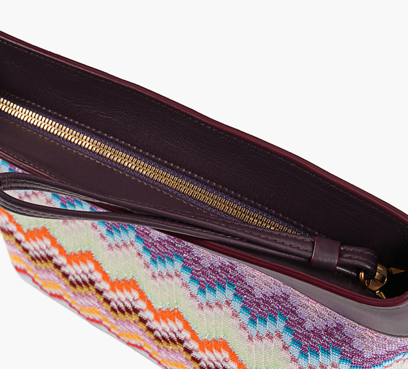 GRANDE POCHETTE MULTI RASCHEL ZIG ZAG