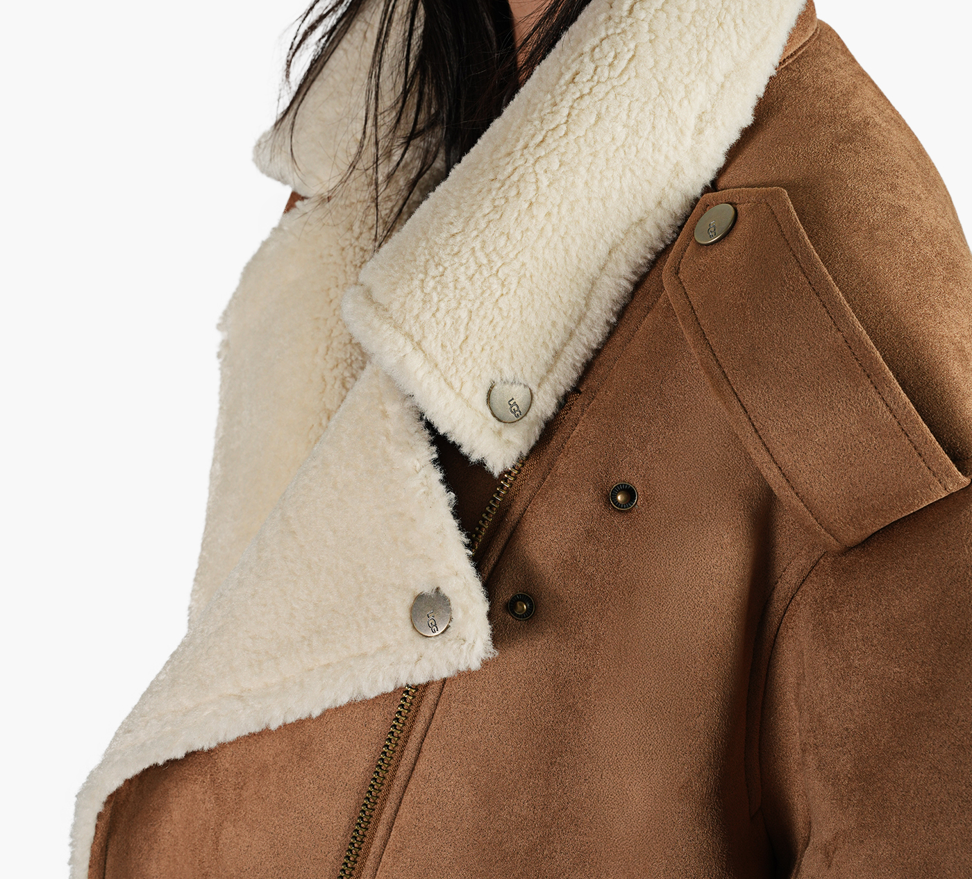 FINNIAN LUXEFLUFF MOTO JACKET