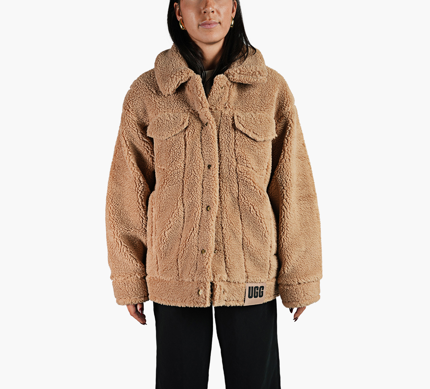 FRANKIE SHERPA TRUCKER JACKET